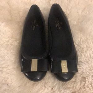 Kate Spade patent leather slip ons